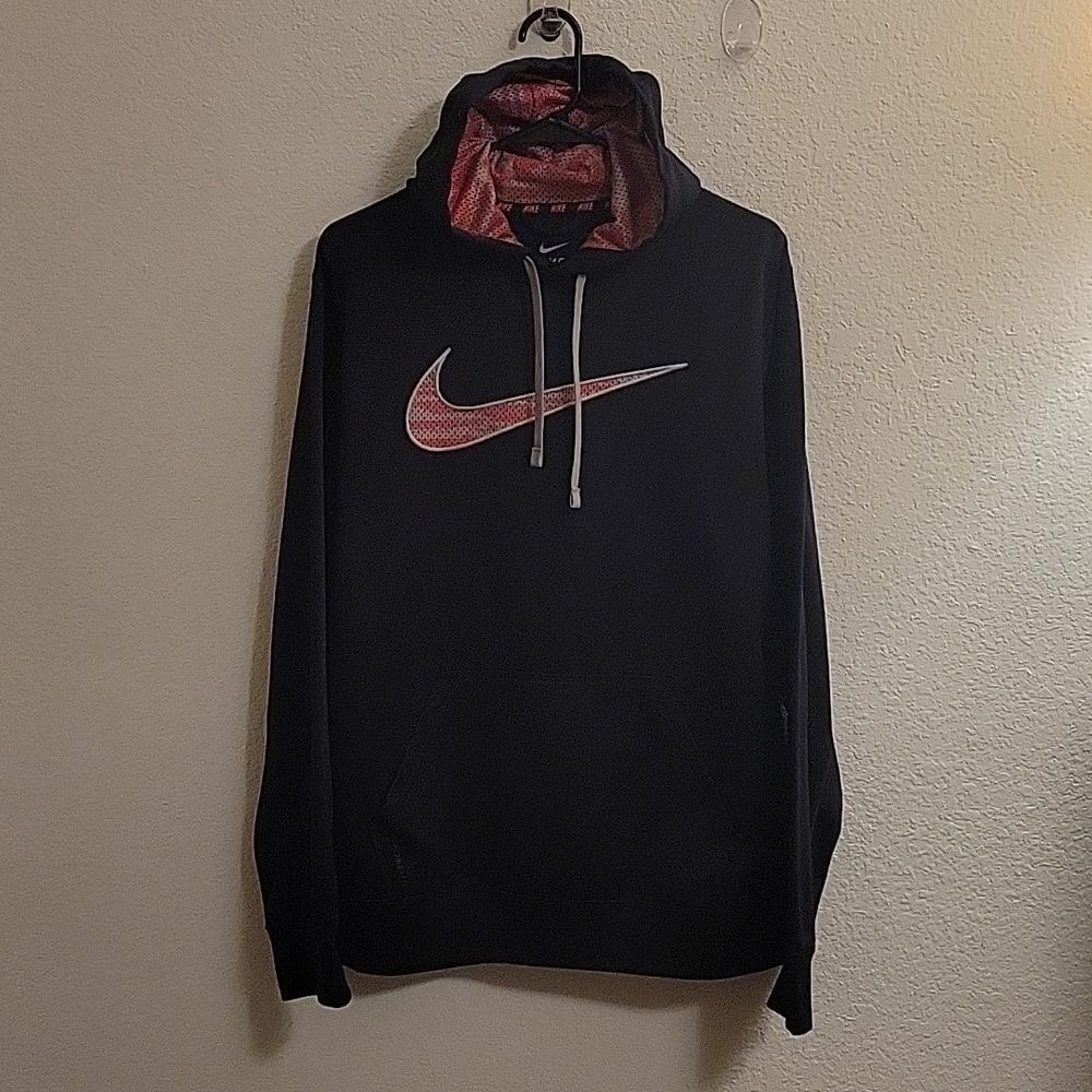 Nike Therma-Fit Hooded Sweatshirt - Black - Large